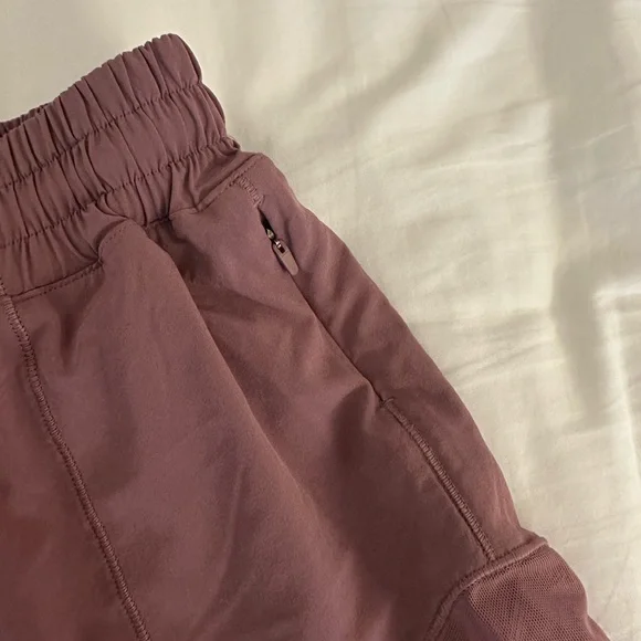 Lululemon Athletica Women's Mauve Shorts - Picture 2 of 9